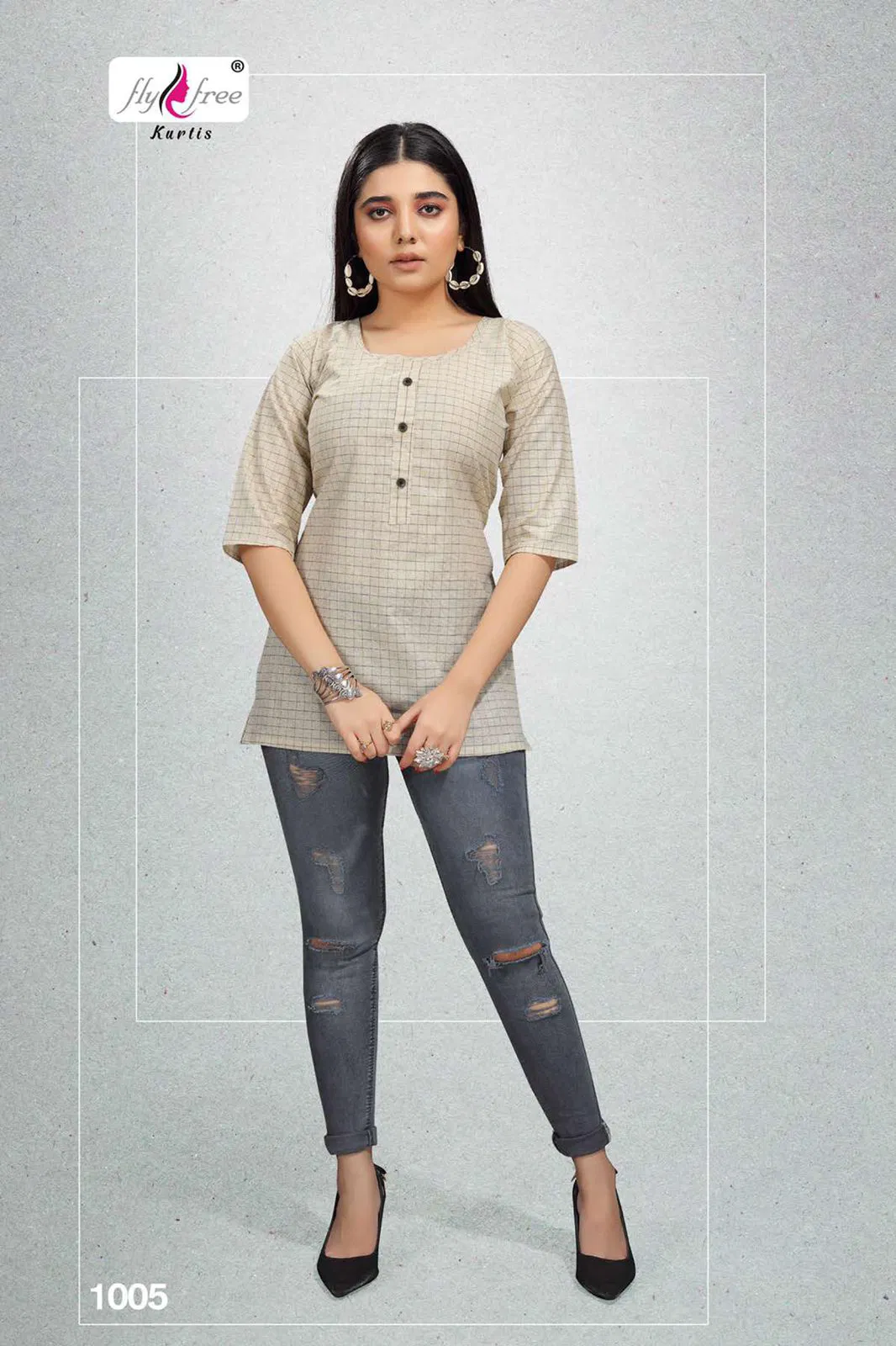Fly Free One Plus 3 Latest Casual Regular Wear Ladies Top Collection